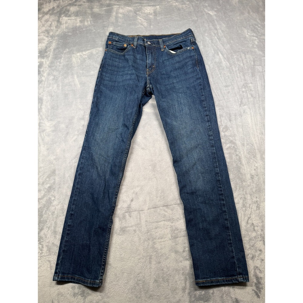 Levi's 511 Jeans Mens 31x32 Blue Denim Red Tab Streetwear Regular Straight Leg